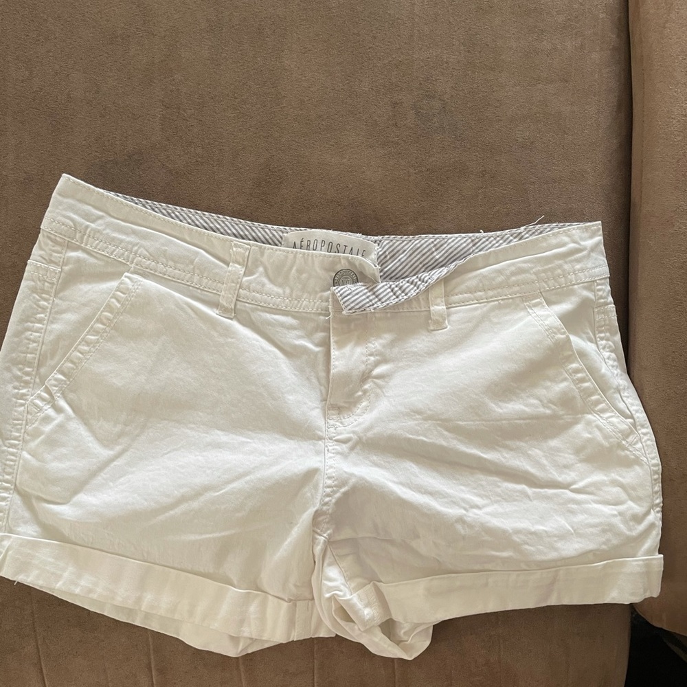 Aeropostale white shorts